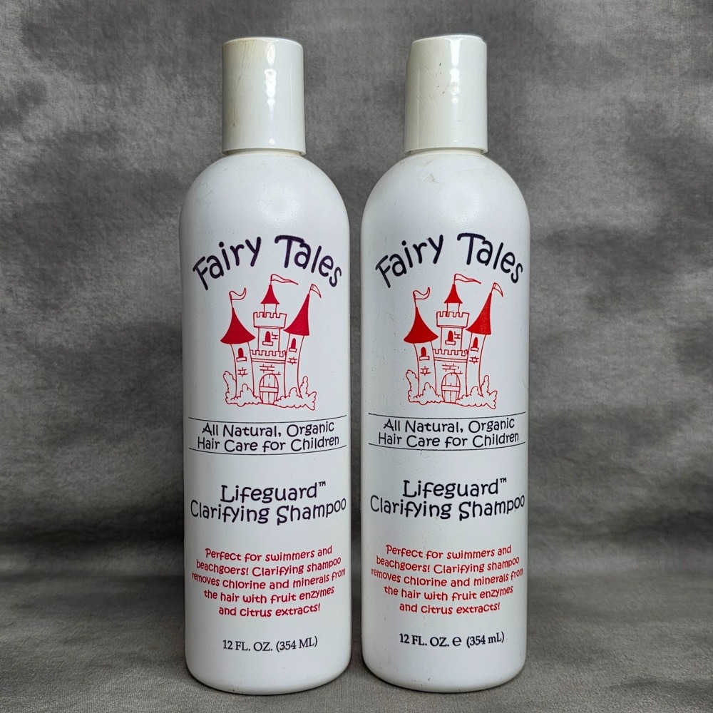 (X2) Fairy Tales Swimmer Shampoo for Kids 12 oz Lifeguard Clarifying Shampoo